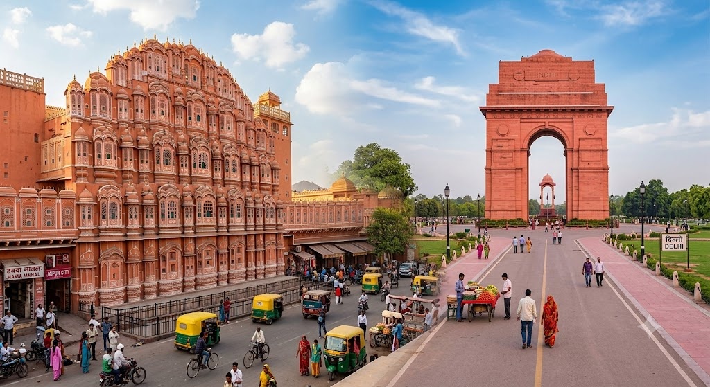 Jaipur Delhi Round Trip